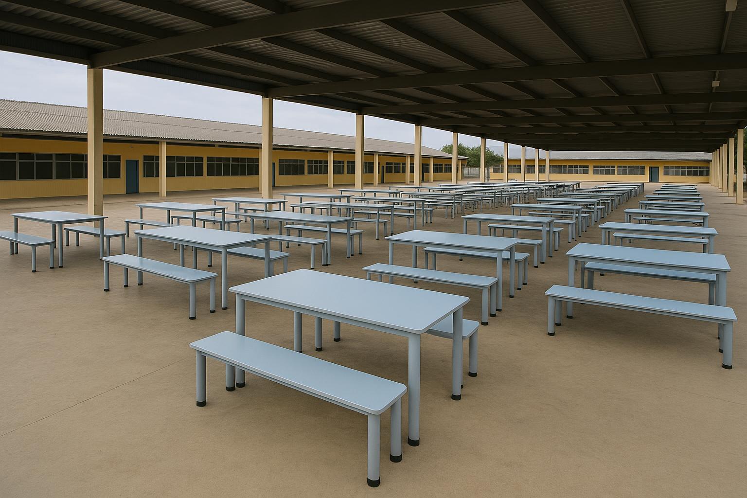 Mesas de refeitório