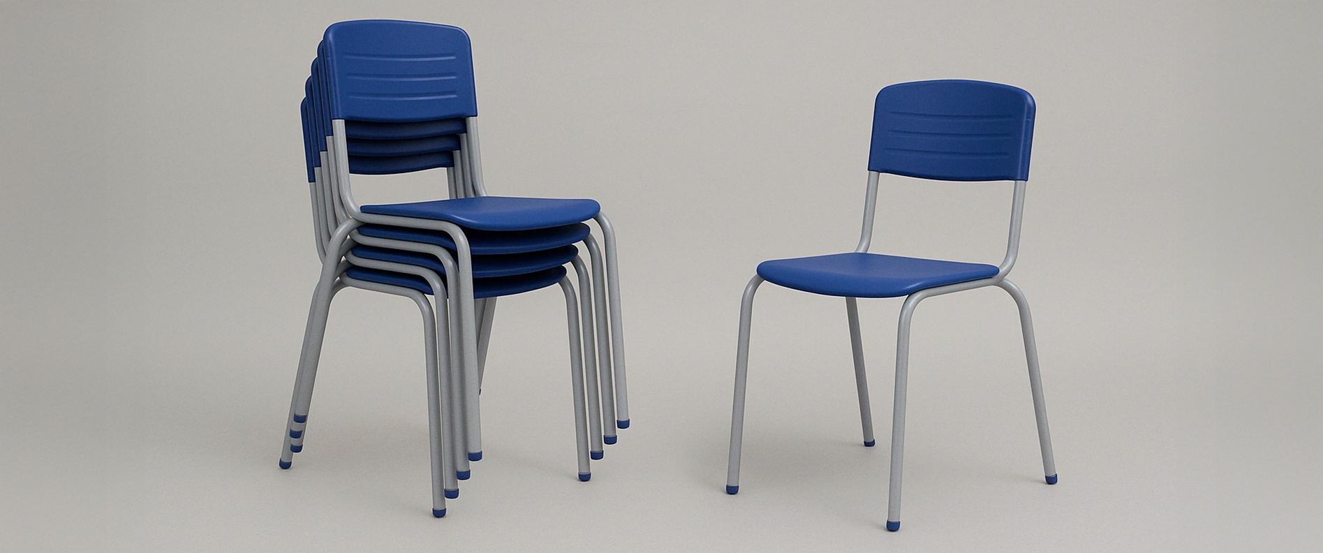 Mesas e cadeiras industriais